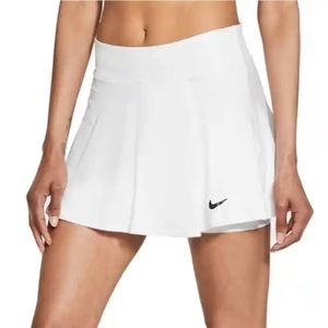 Nike Court Dri-Fit Victory Flouncy White Tennis Skirt